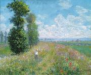 Claude Monet Monet Meadow-with-Poplars-Homepage oil painting reproduction